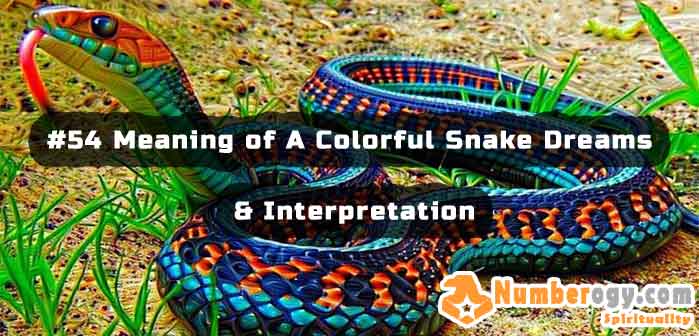 #54 Meaning of A Colorful Snake Dreams & Interpretation