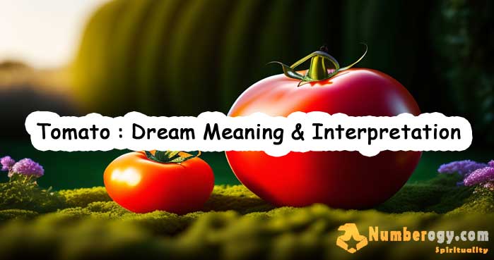 Tomato : Dream Meaning & Interpretation